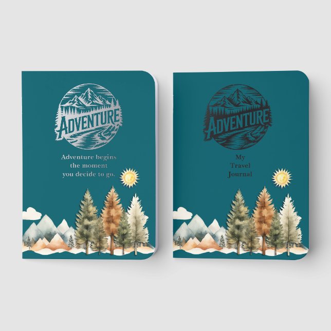Adventure Outdoor Travel Trip Journal (Front)