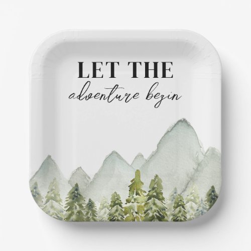 Adventure Party Paper Plates