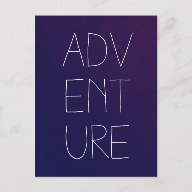 ADVENTURE POSTCARD (Front)