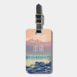 Adventure Print Luggage Tag at Zazzle