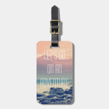 Adventure Print Luggage Tag by Brouhaha_Bazaar at Zazzle