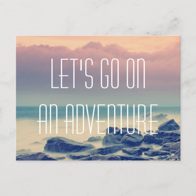 Adventure print postcard (Front)