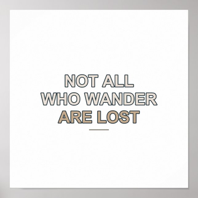 Adventure Quote Poster - Typographic Wall Art (Front)