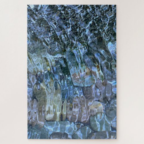 Adventure river rock water pattern  jigsaw puzzle