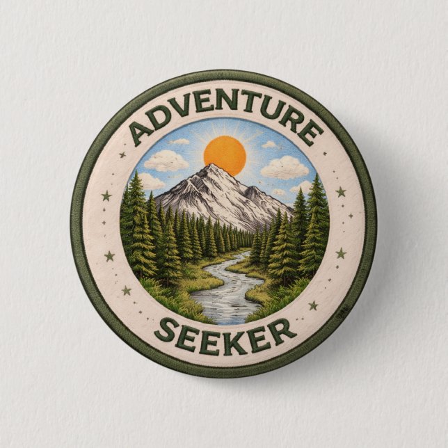 Adventure Seeker Button (Front)