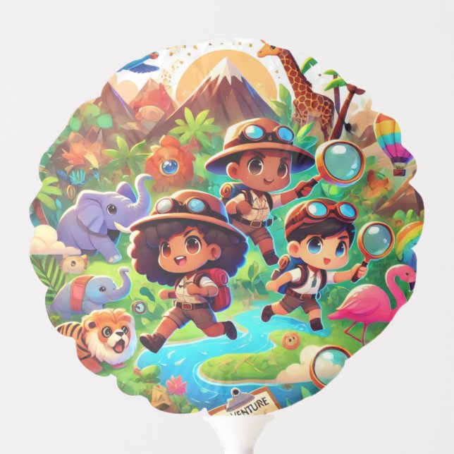 Adventure Seekers Round Balloon (Front)