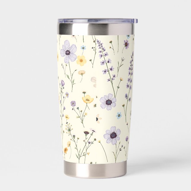 Adventure Style White Water Bottle  Insulated Tumbler (Left)