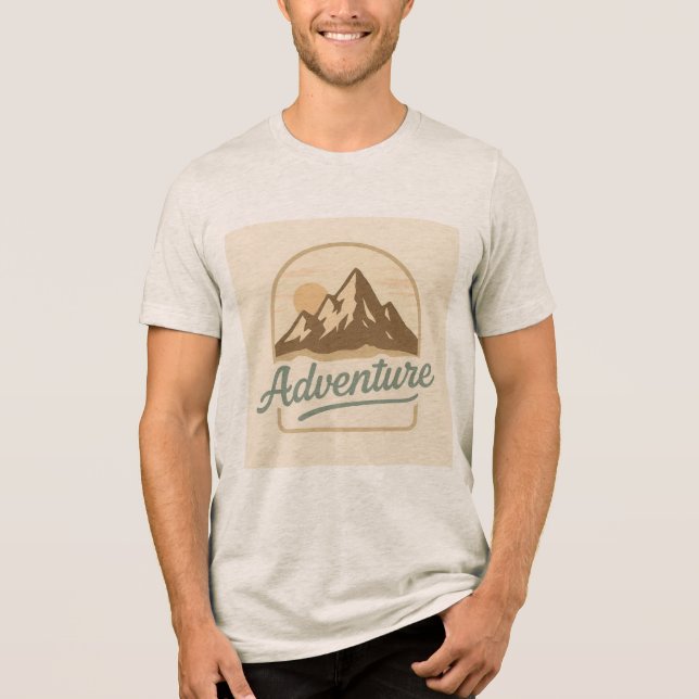 Adventure T-shirt Tri-Blend Shirt (Front)