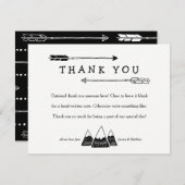 Adventure Themed Thank You Cards for Baby Shower (Front/Back)