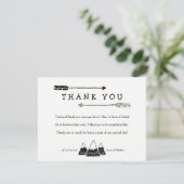Adventure Themed Thank You Cards for Baby Shower (Standing Front)