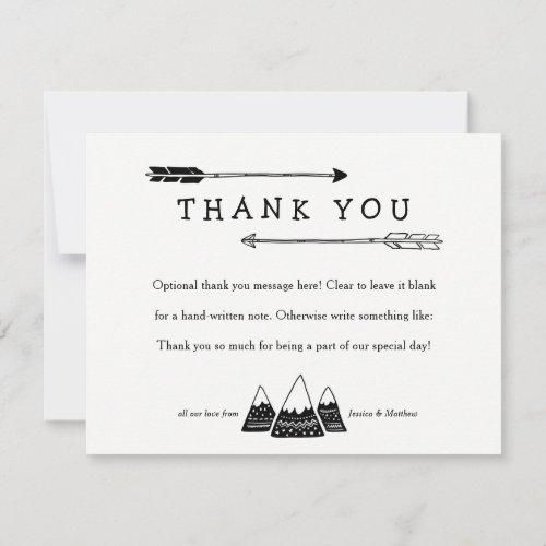 Adventure Themed Thank You Cards for Baby Shower