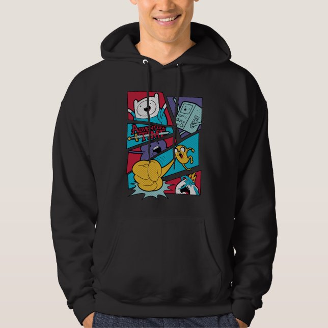Adventure Time | Action Panel Graphic Hoodie (Front)