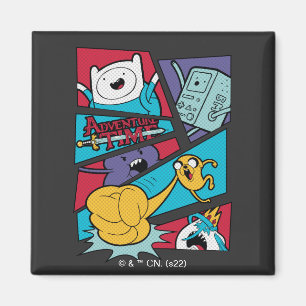 Adventure Time   Action Panel Graphic Magnet