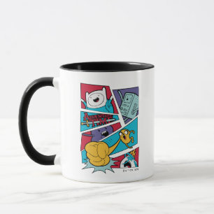 Adventure Time   Action Panel Graphic Mug