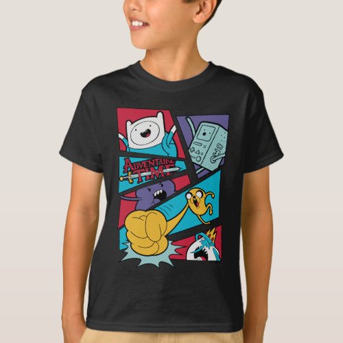 Adventure Time  Action Panel Graphic T_Shirt