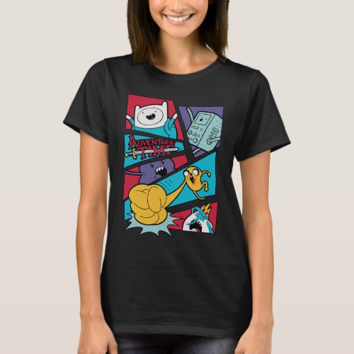Adventure Time  Action Panel Graphic T_Shirt