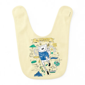 Adventure Time | "Algebraic" Finn Sketch Baby Bib