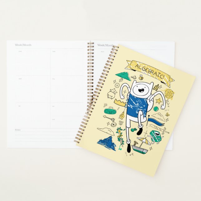 Adventure Time | "Algebraic" Finn Sketch Planner (Display)