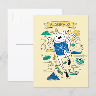 Adventure Time | "Algebraic" Finn Sketch Postcard