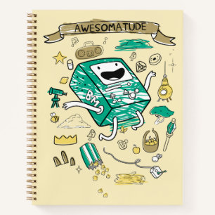 Adventure Time "Awesomatude" BMO Sketch Notebook