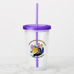 Adventure Time BMO Group Graphic Acrylic Tumbler