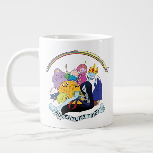 Adventure Time  BMO Group Graphic Giant Coffee Mug