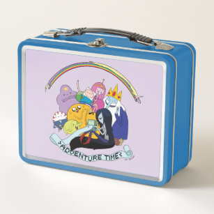 Adventure Time   BMO Group Graphic Metal Lunch Box