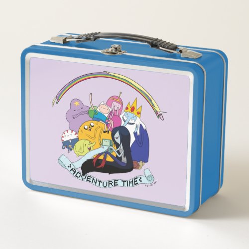 Adventure Time  BMO Group Graphic Metal Lunch Box