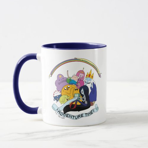 Adventure Time  BMO Group Graphic Mug
