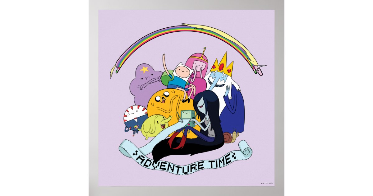 adventure time all characters poster