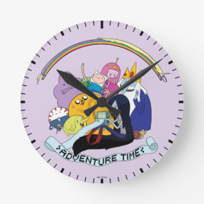 Adventure Time | BMO Group Graphic Round Clock