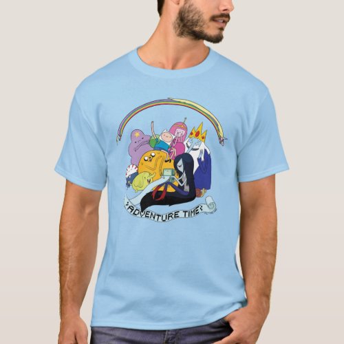 Adventure Time  BMO Group Graphic T_Shirt