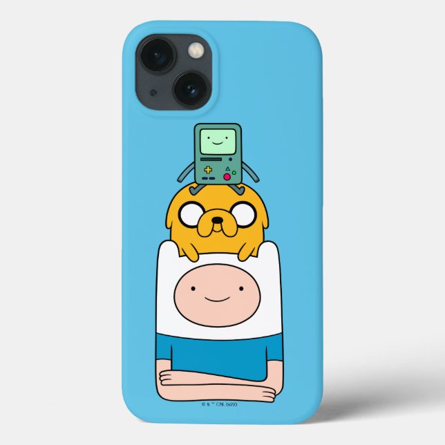 Adventure Time | BMO, Jake, & Finn Case-Mate iPhone Case (Back)