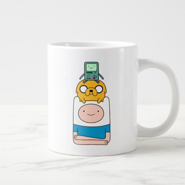 Adventure Time | BMO, Jake, & Finn Giant Coffee Mug