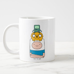 Adventure Time   BMO, Jake, & Finn Giant Coffee Mug