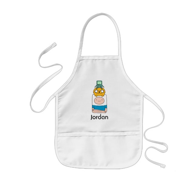 Adventure Time | BMO, Jake, & Finn Kids' Apron (Front)