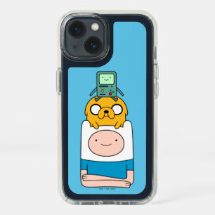 Adventure Time BMO, Jake, & Finn Speck iPhone 13 Case