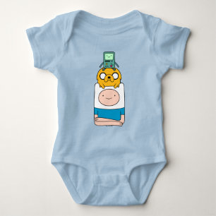 Adventure Time BMO, Jake, & Finn T-Shirt Baby Bodysuit