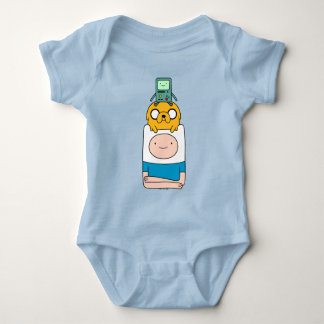 Adventure Time | BMO, Jake, & Finn T-Shirt Baby Bodysuit