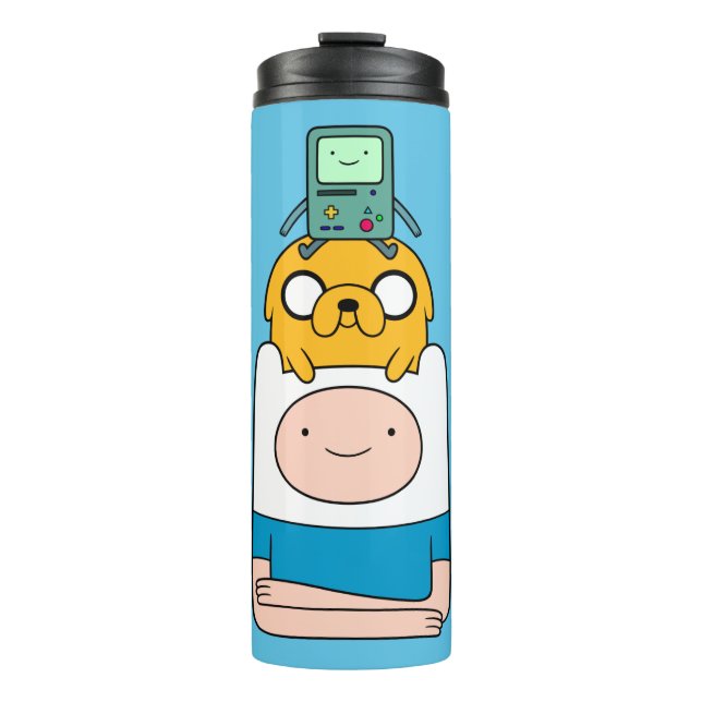 Adventure Time | BMO, Jake, & Finn Thermal Tumbler (Front)
