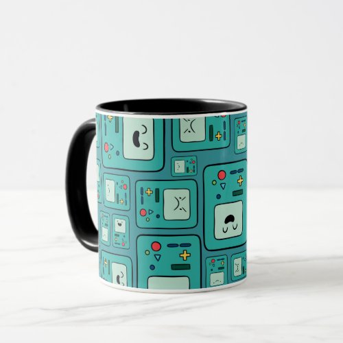 Adventure Time  BMO Pattern Mug