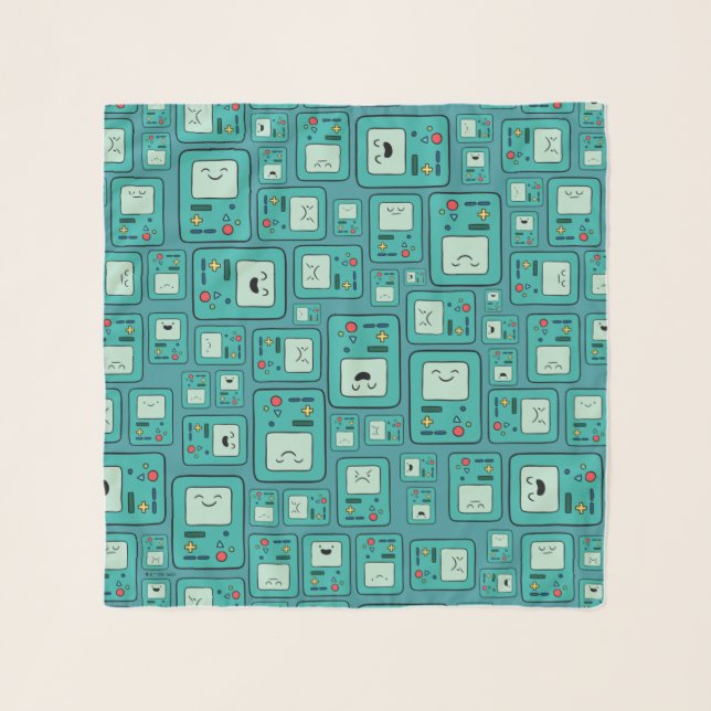 Adventure Time | BMO Pattern Scarf (Front)