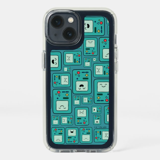 Adventure Time | BMO Pattern Speck iPhone 13 Case (Front)