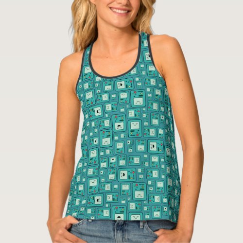 Adventure Time  BMO Pattern Tank Top