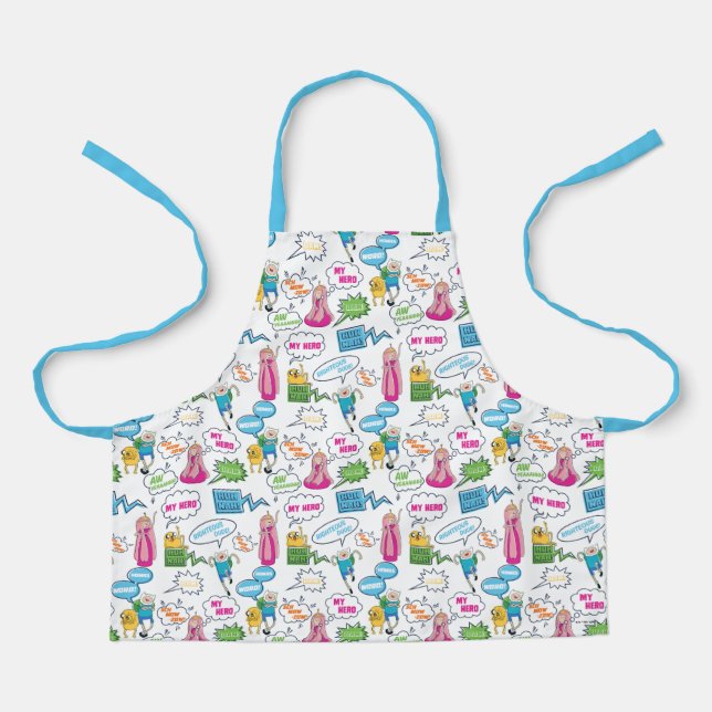 Adventure Time | Character Call-Out Pattern Apron (Front)
