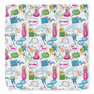 Adventure Time   Character Call-Out Pattern Bandana