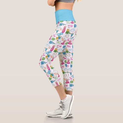 Adventure Time  Character Call_Out Pattern Capri Leggings
