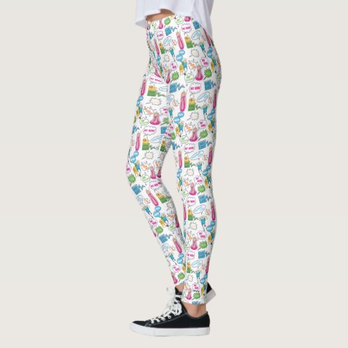 Adventure Time  Character Call_Out Pattern Leggings