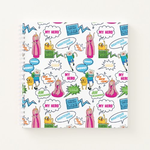 Adventure Time  Character Call_Out Pattern Notebook