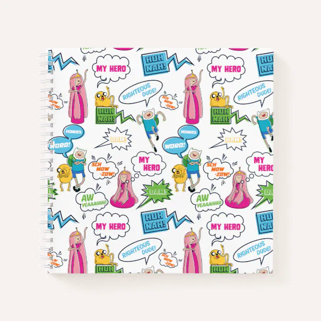 Adventure Time | Character Call-Out Pattern Notebook | Zazzle